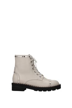 推荐Ankle boots mila Leather Beige商品