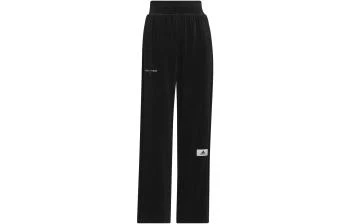 Adidas | [预售3天]adidas 纯色Logo标识直筒针织运动裤 女款 黑色,商家AMRAP,价格¥268