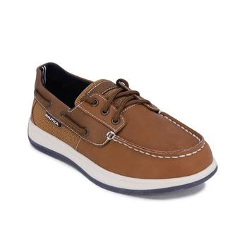 Nautica | Big Boys Slip-On Boat Shoe with Decorative Laces 5.9折, 独家减免邮费