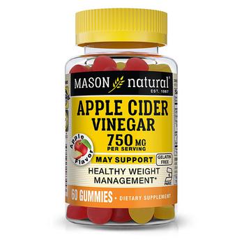 商品Mason Natural | Apple Cider Vinegar 750 mg Gummies Apple Flavor,商家Walgreens,价格¥62图片