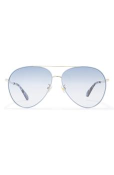 Kate Spade | carolane 61mm special fit polarized aviator sunglasses商品图片,3.6折