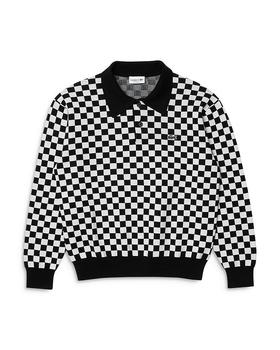 Lacoste | Héritage Relaxed Fit Checkerboard Print Sweater商品图片,7折