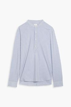 Sandro | Striped cotton-blend shirt商品图片,5折×额外7.5折, 额外七五折