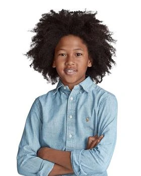 Ralph Lauren | Boys' Chambray Button-Down Shirt - Little Kid, Big Kid,商家Bloomingdale's,价格¥430