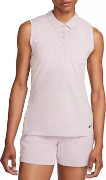 NIKE | Nike Women's Dri-Fit Victory Sleeveless Golf Polo,商家Dick's Sporting Goods,价格¥110