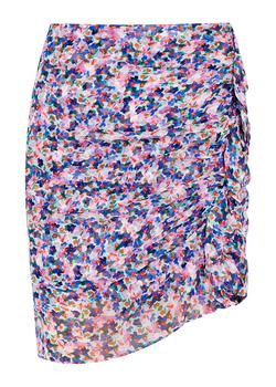推荐Spencer floral-print silk-chiffon mini skirt商品