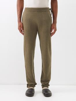 推荐Jogging stretch-cashmere blend track pants商品