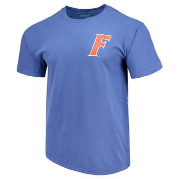 商品Image One | Men's Royal Florida Gators Baseball Flag Comfort Colors T-shirt,商家Macy's,价格¥192图片