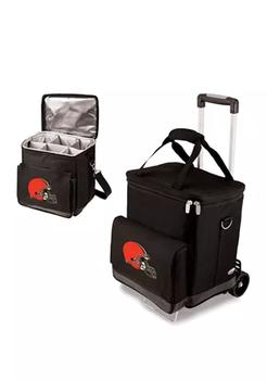 小棕瓶, Heritage | NFL Cleveland Browns Cellar 6-Bottle Wine Carrier & Cooler Tote with Trolley商品图片 