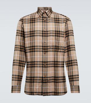 推荐Checked cotton flannel shirt商品