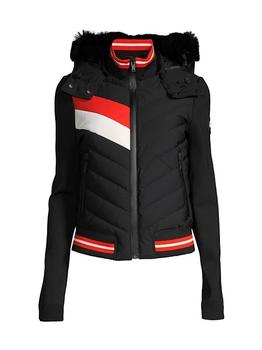 Moose Knuckles | Après Ski Laurelton Shearling-Embellished Down Jacket商品图片,