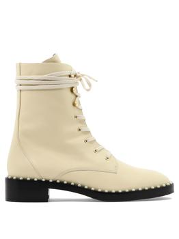 stuart weitzman 靴精选, Stuart Weitzman | Stuart Weitzman Women's Beige Other Materials Ankle Boots商品图片 
