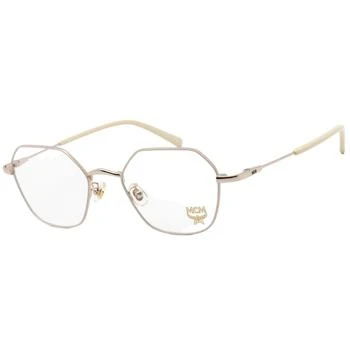 MCM | MCM Men's Eyeglasses - Clear Demo Lens Shiny Rose Gold/Beige Frame | MCM2141A 787 2.2折×额外9折x额外9折, 额外九折