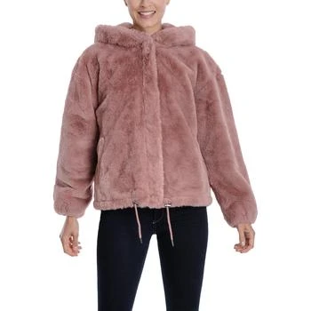 推荐Lucky Brand Women's Soft Faux Fur Hooded Jacket商品