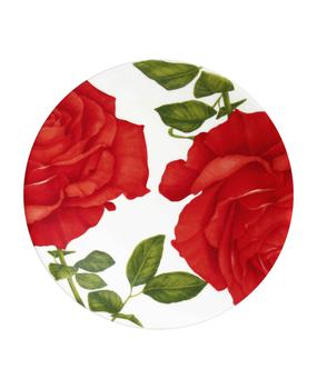 商品Set of 4 Salad Plates RED ROSE - RED Collection,商家Italist,价格¥1216图片