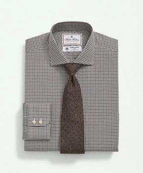 Brooks Brothers | Brooks Brothers X Thomas Mason® Cotton Twill Londoner Collar, Checked Dress Shirt 5.0折×额外7.5折, 额外七五折