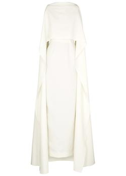 ROKSANDA, ROKSANDA | Elina ivory cape-effect gown商品图片 满$1享9折, 满折