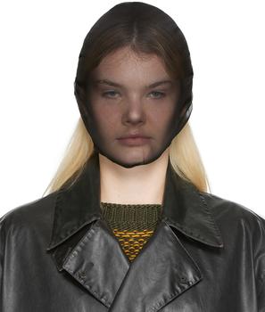 马丁·马吉拉好用吗, MAISON MARGIELA | Black Georgette Mask商品图片 额外8.5折, 额外八五折