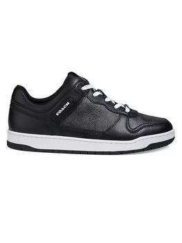 Coach | Signature Leather Monogrammed Sneakers 6折, 独家减免邮费