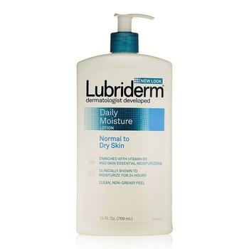 product Lubriderm Daily Moisturizing Lotion, Normal To Dry Skin, 24 Oz image