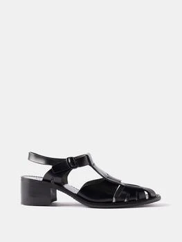 Hereu | Pesca cutout leather heeled sandals,商家MATCHES,价格¥2035