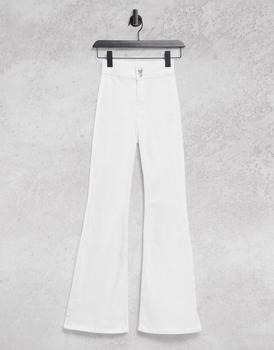 topshop joni, Topshop | Topshop joni flared jeans in white商品图片 7.5折