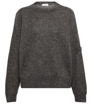 推荐Metallic mohair-blend sweater商品