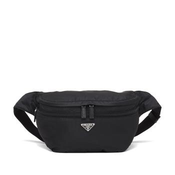 Prada | 【预售3-7天】PRADA/普拉达 21年秋冬 男士黑色尼龙皮革运动腰包2VL038_2DMG_F0002_V_OOO商品图片,8折, 包邮包税