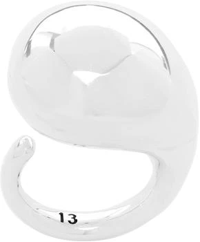 Bottega Veneta | Silver Drop Ring,商家SSENSE,价格¥4177