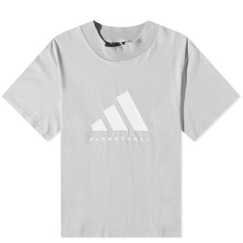 推荐Adidas Basketball Short Sleeve Logo T-Shirt商品