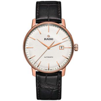 Rado | Men's Swiss Automatic Coupole Classic Dark Brown Leather Strap Watch 41mm R22877025商品图片,