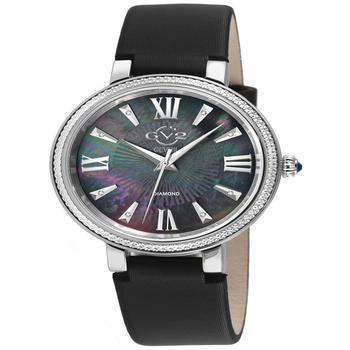 Gevril是什么牌子, Gevril | Women's Genoa Swiss Quartz Italian Black Leather Strap Watch 36mm商品图片 