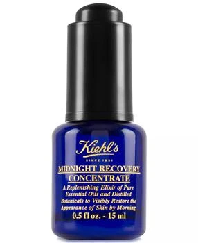 Kiehl's | Midnight Recovery Concentrate Moisturizing Face Oil, 0.5-oz.,商家Macy's,价格¥196