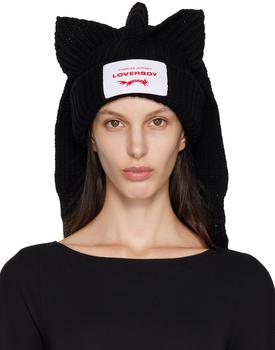 Charles Jeffrey Loverboy | Black Chunky Kimera Beanie商品图片,独家减免邮费