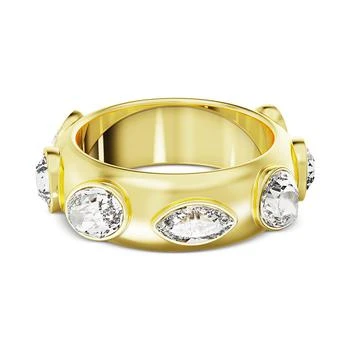 Swarovski | Gold-Tone Mixed Crystal Statement Band Ring,商家Macy's,价格¥676