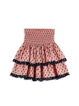商品Scotch & Soda | Little Girl's & Girl's Allover Print Ruffle Skirt,商家Saks Fifth Avenue,价格¥283图片