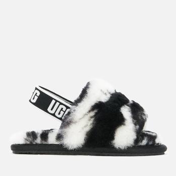 ugg童鞋, UGG | UGG Toddlers' Fluff Yeah Slide Marble Slippers - Black商品图片 5折