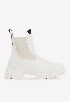 商品Ganni | Recycled Rubber Slip-On City Boots,商家Thahab,价格¥1002图片