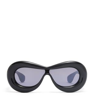 推荐Oversized Oval Mask Sunglasses商品