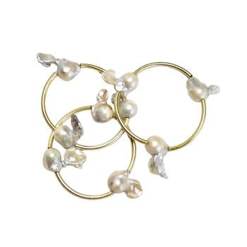 商品Michael Gabriel Designs | 3-Pieces Pearl Barre's Genuine Baroque Pearl Bracelet,商家Macy's,价格¥1769图片
