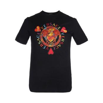 男士休闲范思哲t恤, Versace | VERSACE 女士黑色棉质T恤 A83858-A201952-A1008商品图片 满$100享9.5折, 满折