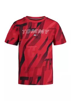 Tommy Hilfiger | Boys 8-20 Allover Print Short Sleeve T-Shirt商品图片,3折