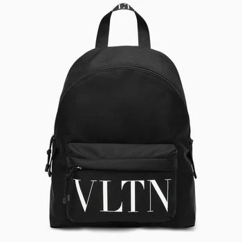 Valentino | BLACK/WHITE VLTN BACKPACK,商家Boutiques Premium,价格¥8062