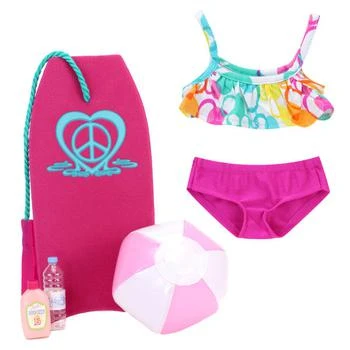 Teamson Sophia’s Bikini and Beach Accessories Set for 18" Dolls