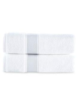 商品Brooks Brothers | 2-Piece Turkish Cotton Bath Towel Set,商家Saks OFF 5TH,价格¥529图片