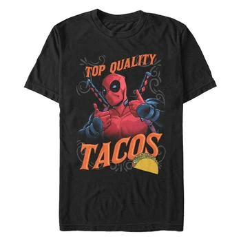 Fifth Sun Marvel Men's Deadpool The Best Quality Tacos Short Sleeve T-Shirt
