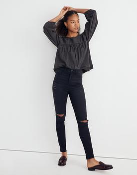 Madewell | 11" High-Rise Roadtripper Supersoft Skinny Jeans in Lakedale Wash商品图片,