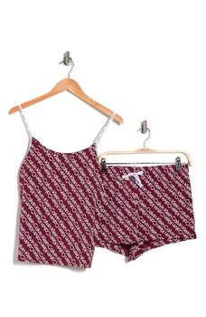 商品Logo Camisole & Shorts Pajama 2-Piece Set图片