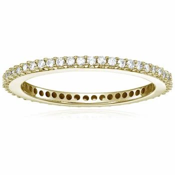 Vir Jewels | 1/2 cttw Diamond Eternity Ring for Women, Wedding Band in 14K Yellow Gold Prong Set,商家Premium Outlets,价格¥3073