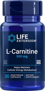 商品Life Extension | Life Extension L-Carnitine - 500 mg (30 Vegetarian Capsules),商家Life Extension,价格¥92图片